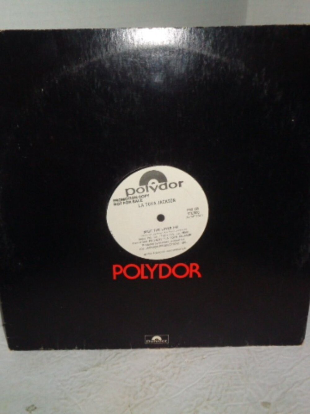 La Toya Jackson, If You Feel The Funk/ Night Time Lover 12" Promo Copy Single